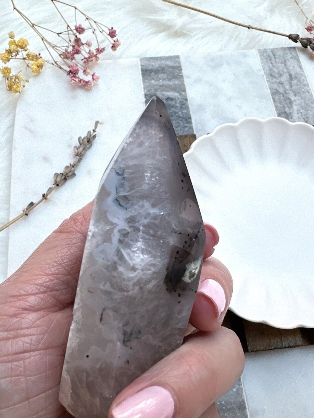 Gorgeous Agate Druzy Tower - Picture 8 of 8